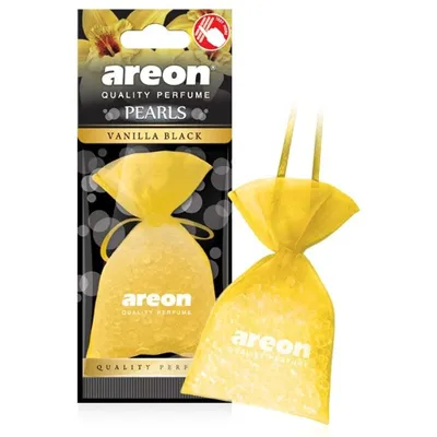 Vůně do auta Areon Pearls Vanilla Black 30g