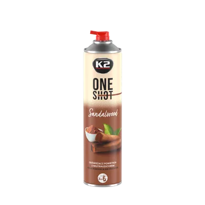 K2 Osvěžovač vzduchu ONE SHOT SANDALWOOD 600ml