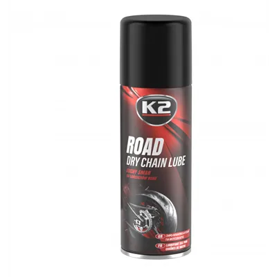 Sprej na řetězy K2 ROAD Dry Chain Lubricant 400ml